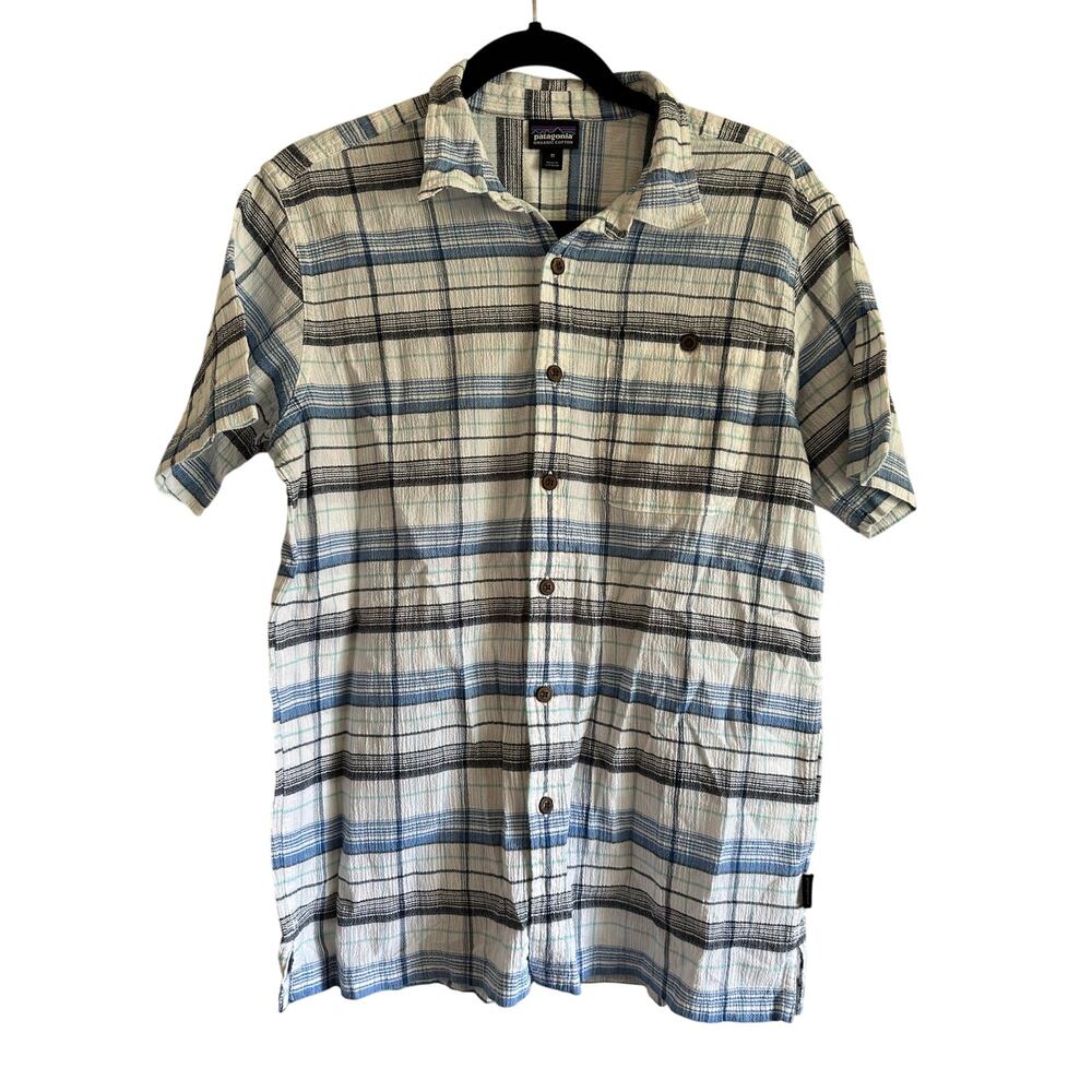 Patagonia Men’s Organic Cotton Crinkle Gauze Button Up AC Shirt Size M